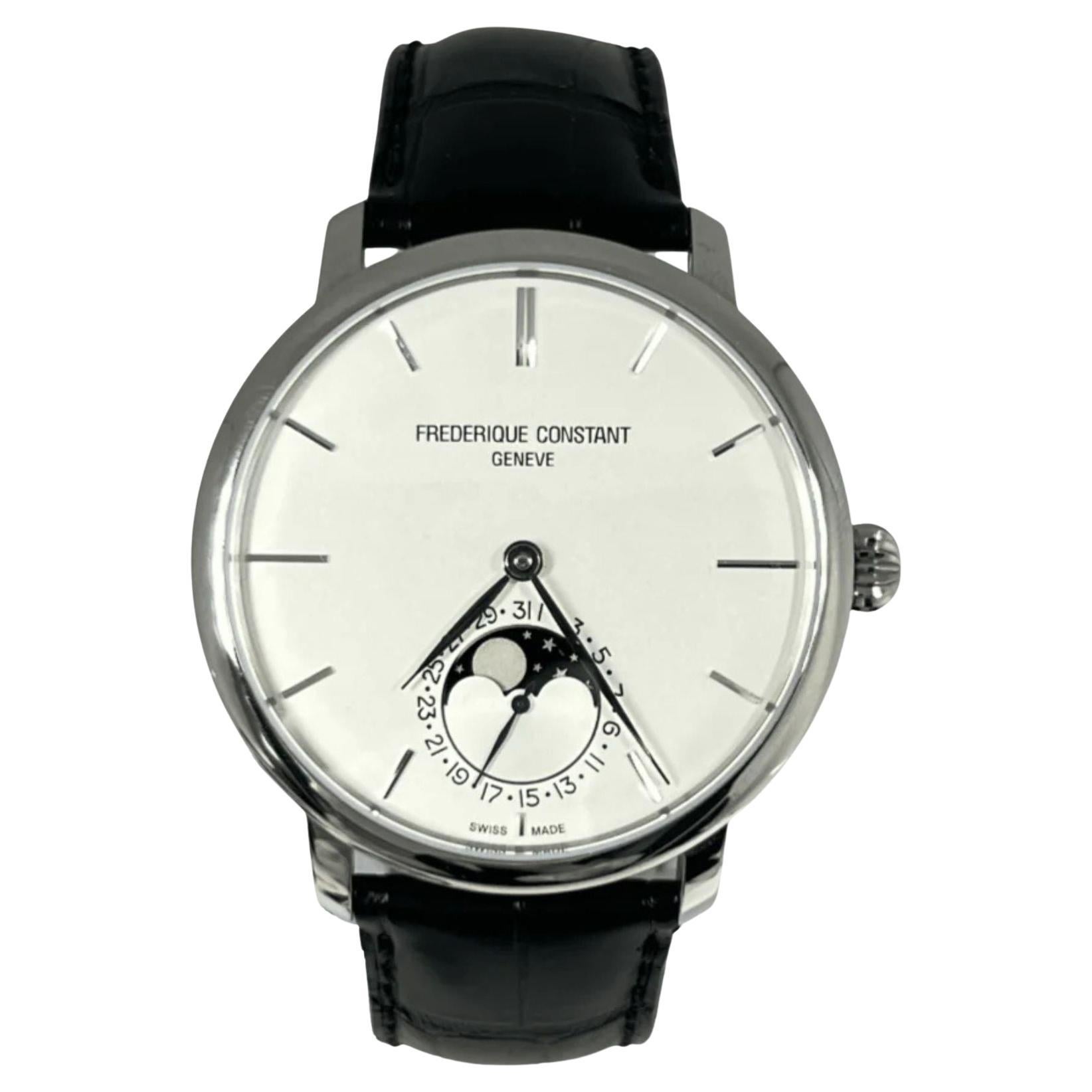 Frederique Constant Montre Slimline Moon Phase réf. FC705S4S6 en vente