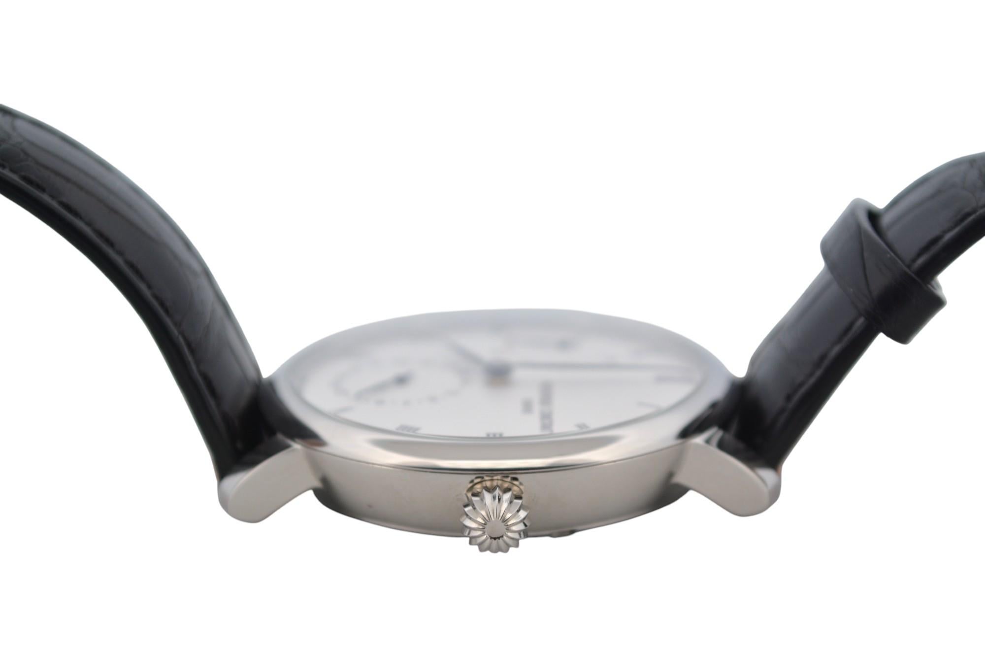 Frederique Constant Slimline Power Reserve 40mm Acier Full Set 2025 Ref : FC-723W en vente 9