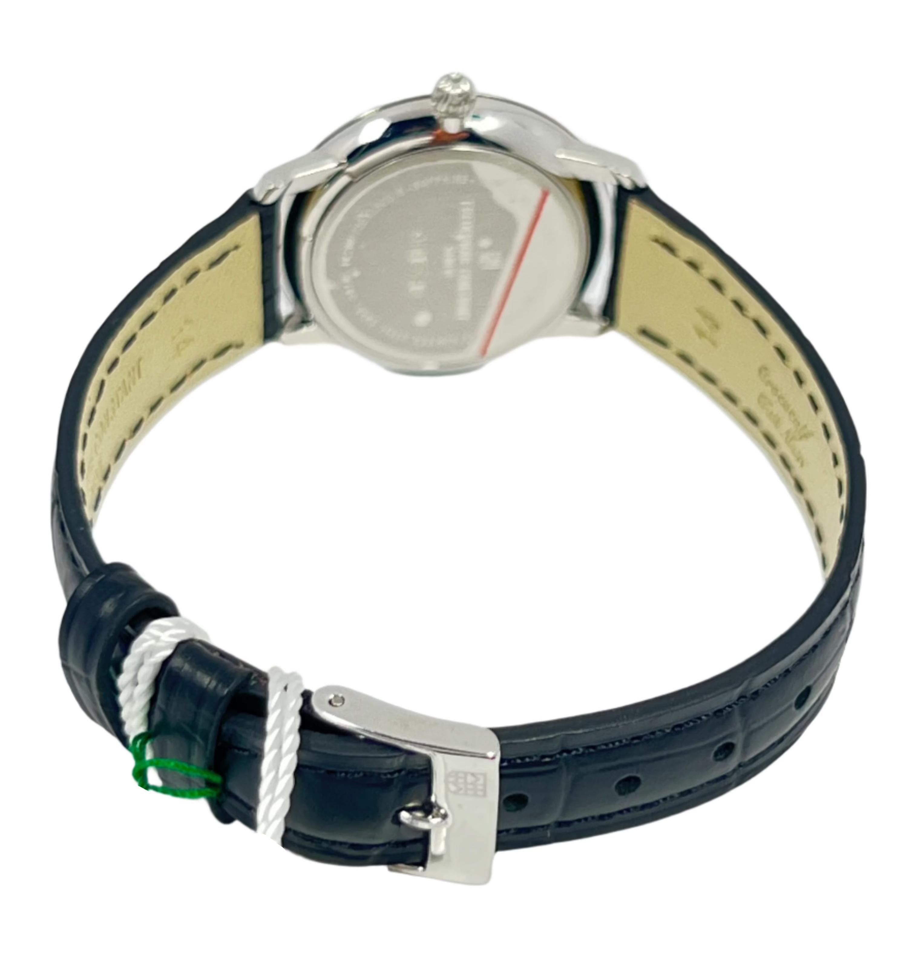 Frederique Constant Stainless steel Slimline Lady's Wristwatch Ref FC235M1S6 In New Condition In North Miami Beach, FL