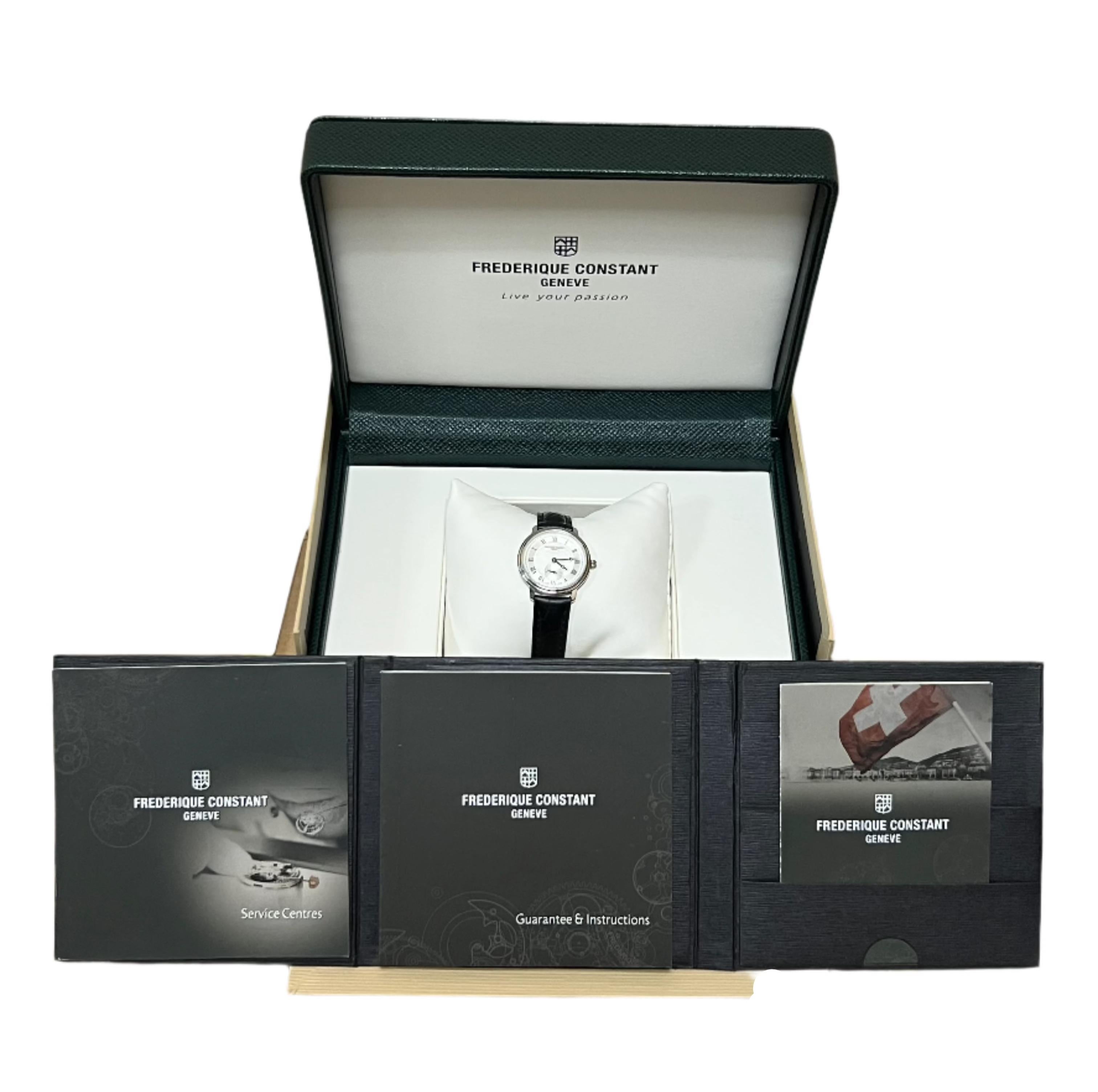 Women's Frederique Constant Stainless steel Slimline Lady's Wristwatch Ref FC235M1S6