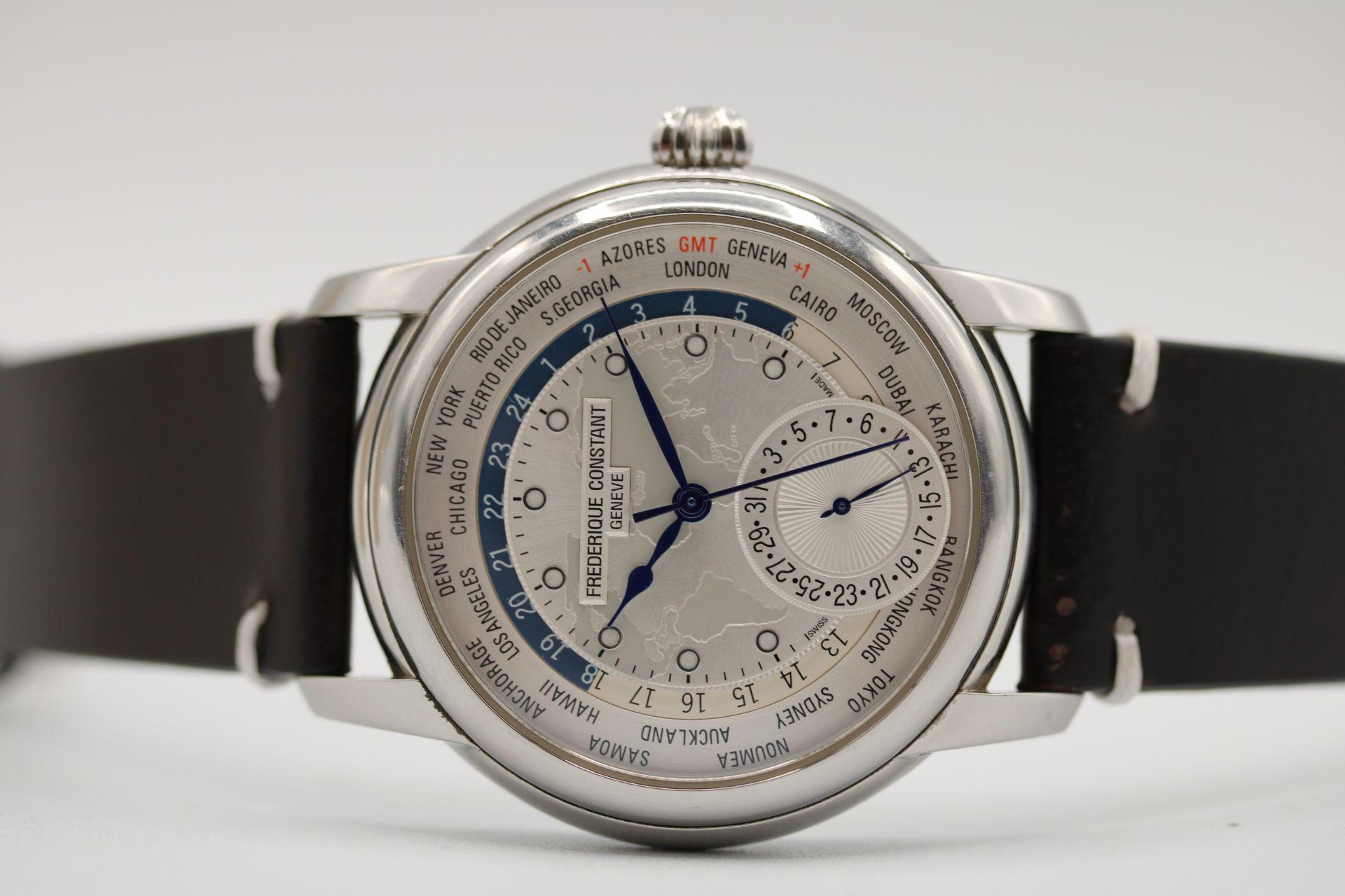 Frederique Constant Worldtimer FC-718WM4H6 Box and Papers 2013 For Sale 1