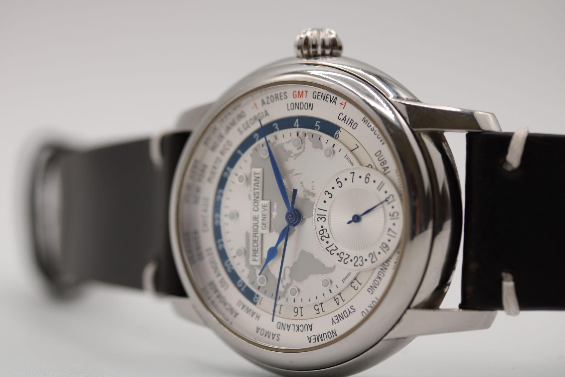 Frederique Constant Worldtimer FC-718WM4H6 Box and Papers 2013 For Sale 3