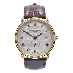 Frederique Constant Yellow Stainless Steel Slim Line