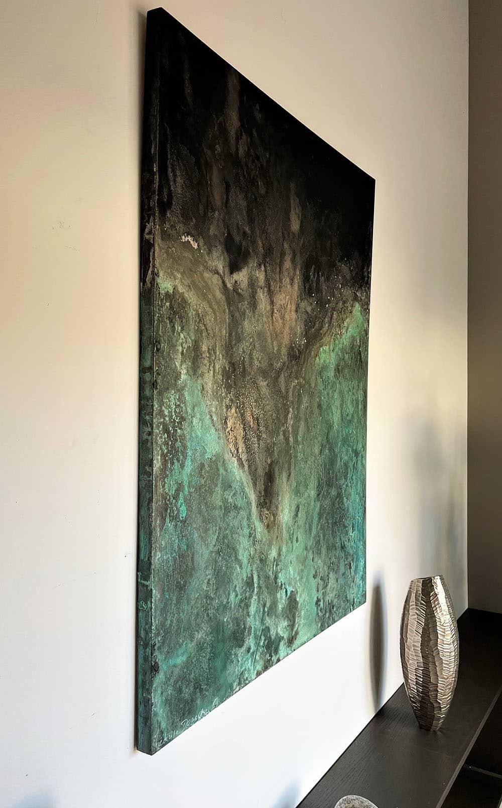 Turbulences by Frédérique Domergue - Contemporary abstract painting, sea, sky im Angebot 2