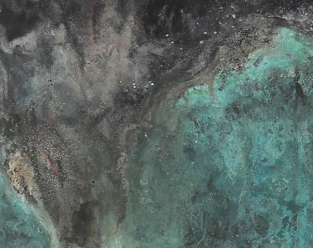 Turbulences by Frédérique Domergue - Contemporary abstract painting, sea, sky im Angebot 3