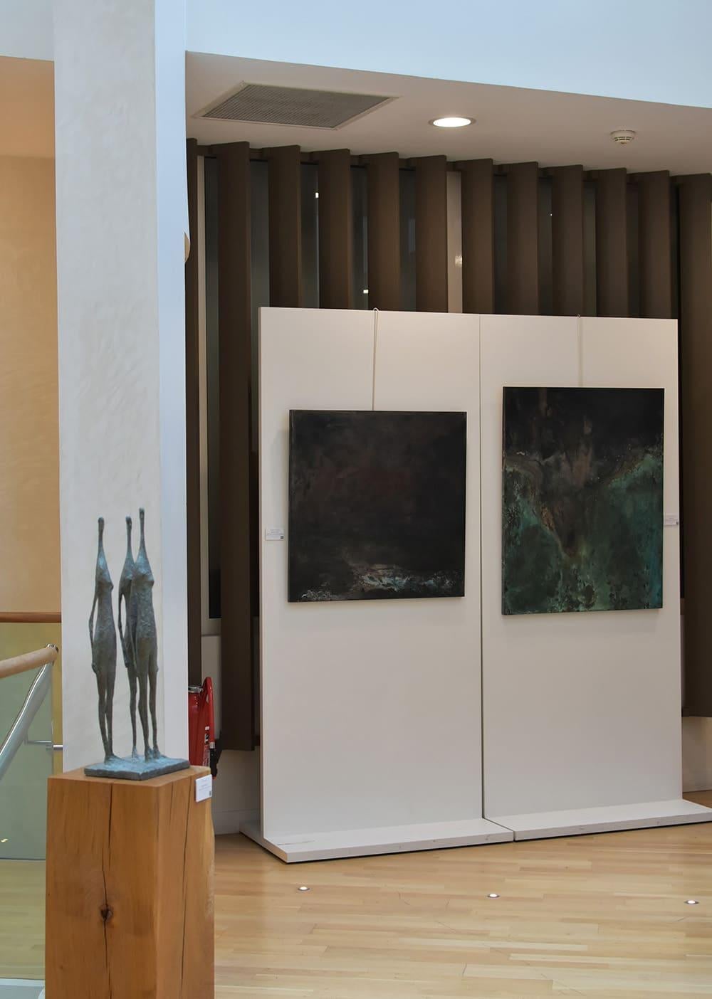 Turbulences by Frédérique Domergue - Contemporary abstract painting, sea, sky im Angebot 4