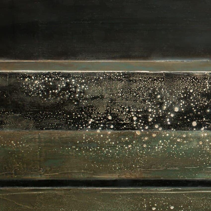 Ohne Titel X von Frédérique Domergue - Zeitgenössische abstrakte Malerei auf Metall im Angebot 3
