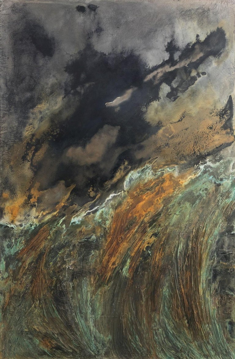 Frederique Domergue Untitled Xviii Xxvii Abstract Painting On