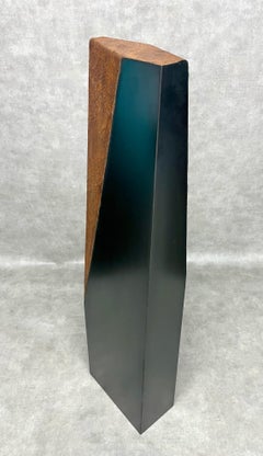 Anamorphose II by Frédérique Domergue - abstract sculpture, bronze, totem