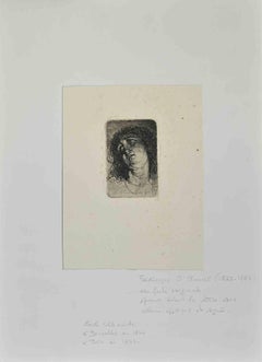 Portrait - Etching by Frederique O’Connell - Mid-20th Century