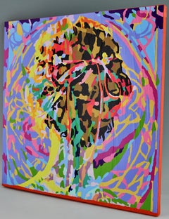 Painting Le plus beau jour Frédérique Tristant France 2024 Mixed media.