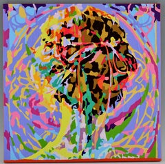 Painting Le plus beau jour Frédérique Tristant France 2024 Mixed media.