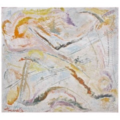 Fredric Karoly (1898-1988), 1949 Abstract Expressionist Oil/Canvas Painting
