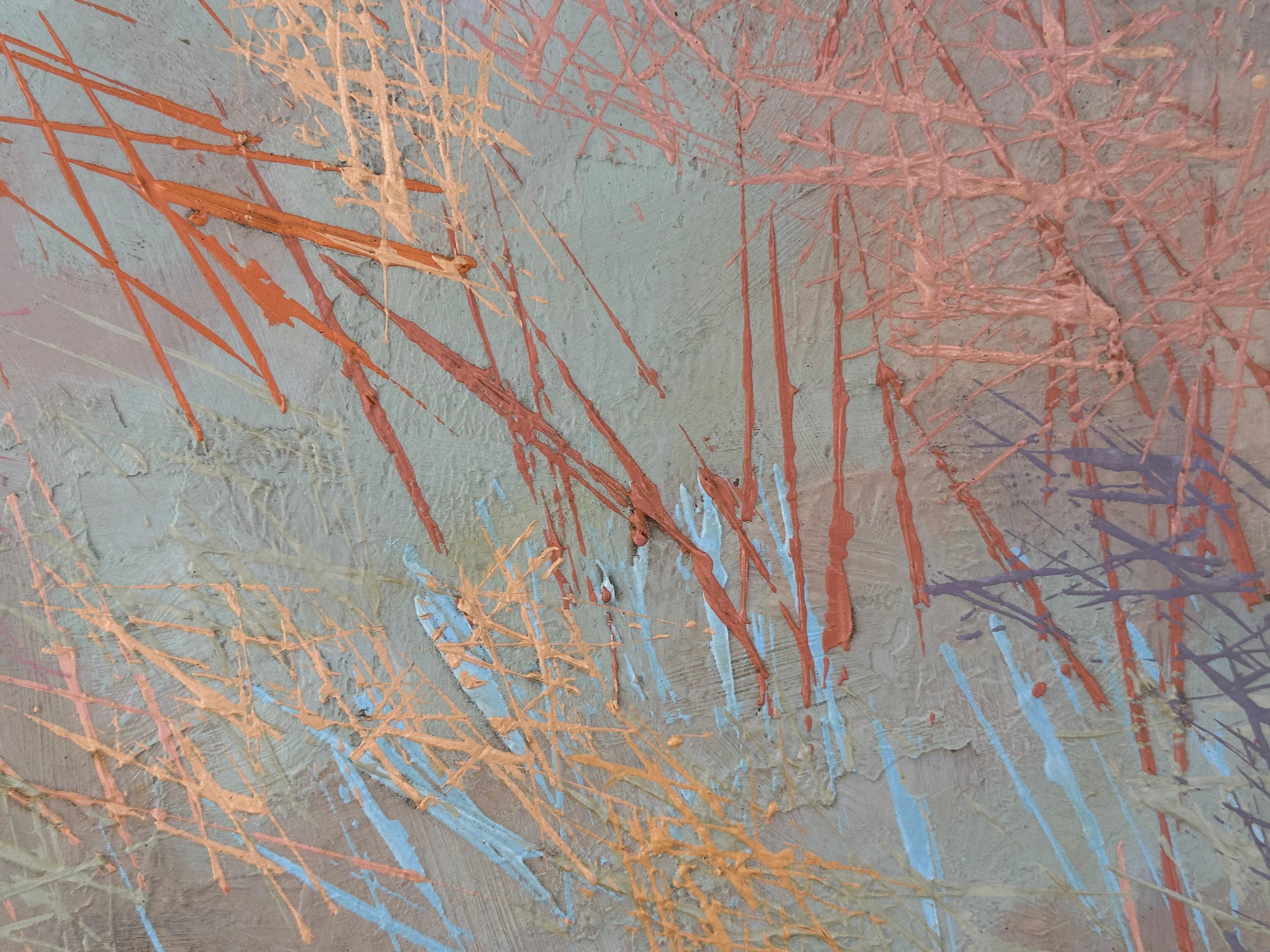 Etude (pittura espressionista astratta) - Abstract Painting Marrone di Fredric Karoly