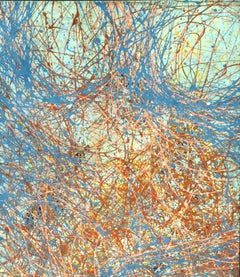 Frederic Karoly Vintage Drip Painting