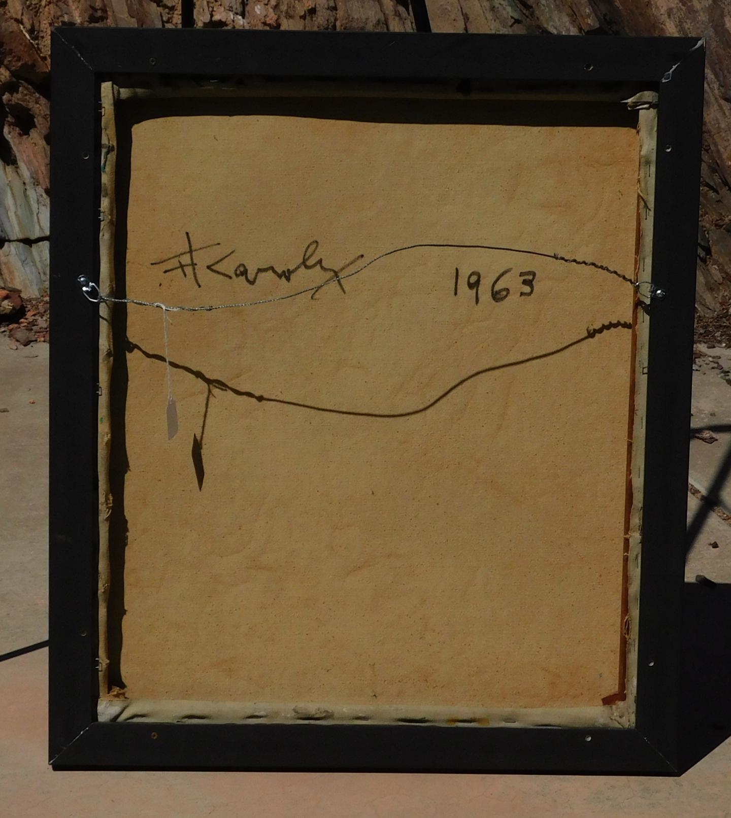Frederic Karoly Vintage Drip Painting For Sale 1