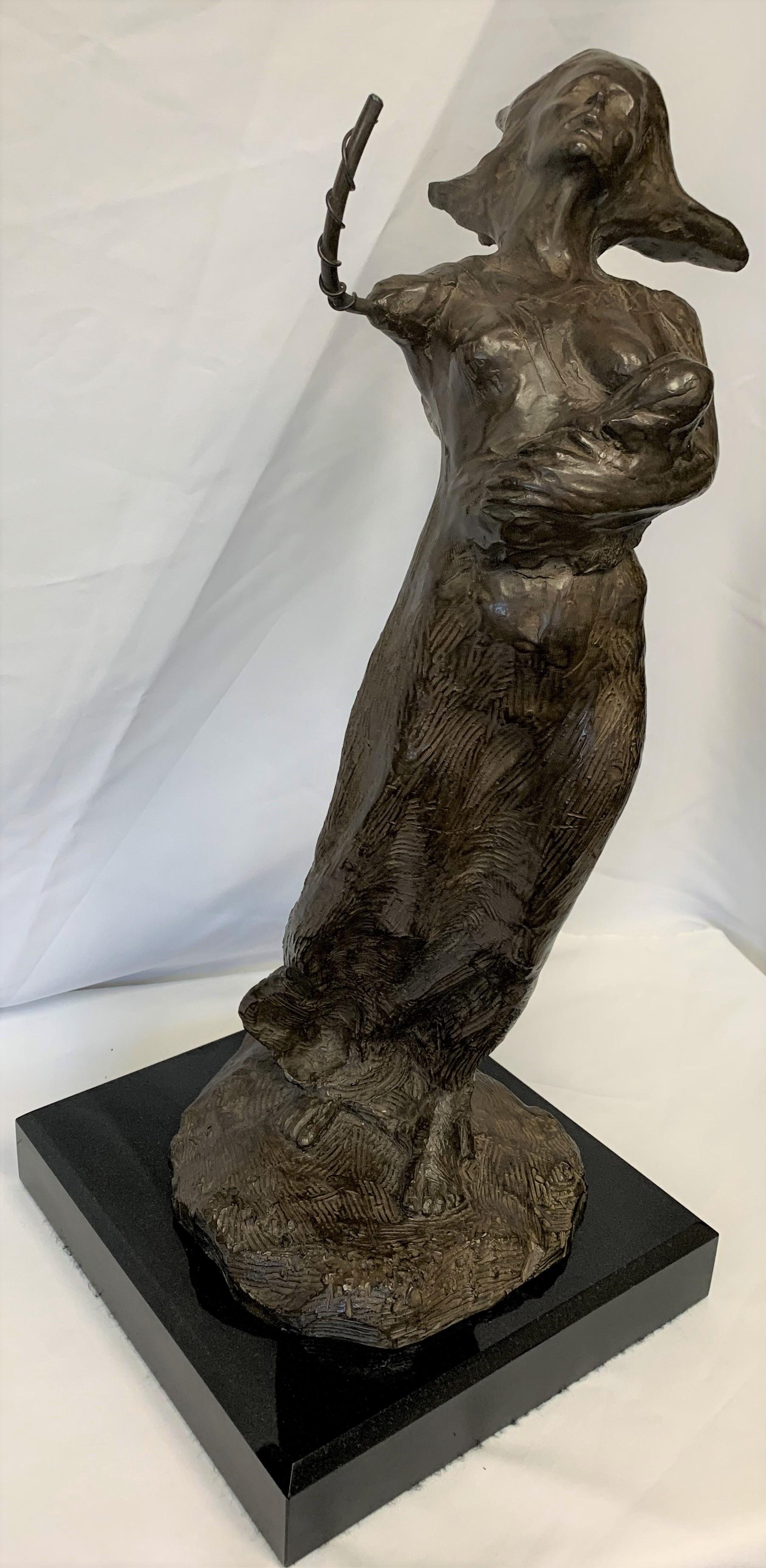 Sculpture, Bronze, Mother and Child, The Guardian by Hart