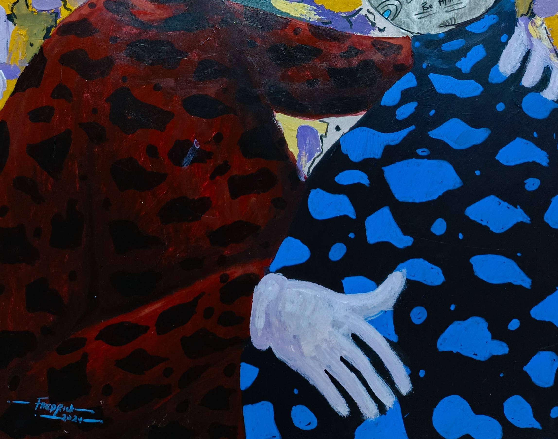 Procedimiento de envío
Se envía en un tubo bien protegido desde Nigeria
Esta obra es única, no es un grabado ni otro tipo de copia.
Acompañado de un Certificado de Autenticidad (expedido por la Galería)

Sobre el artista
Fredrick Idele Osarodion es