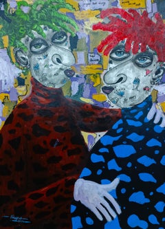 Know This and Know Peace - 21e siècle, Contemporain, Néo-expressionnisme, Personnes