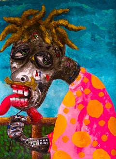 Love Unrequited - 21e siècle, Contemporain, Néo-expressionnisme, Technique mixte