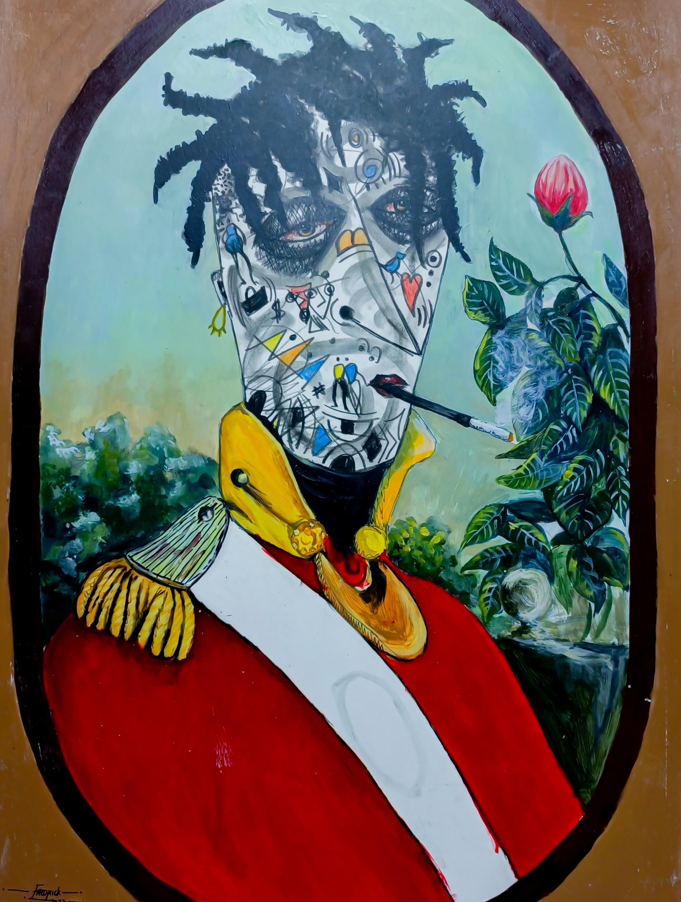 Soledad 2 - Siglo XXI, Contemporáneo, Neoexpresionismo, Técnica mixta, África