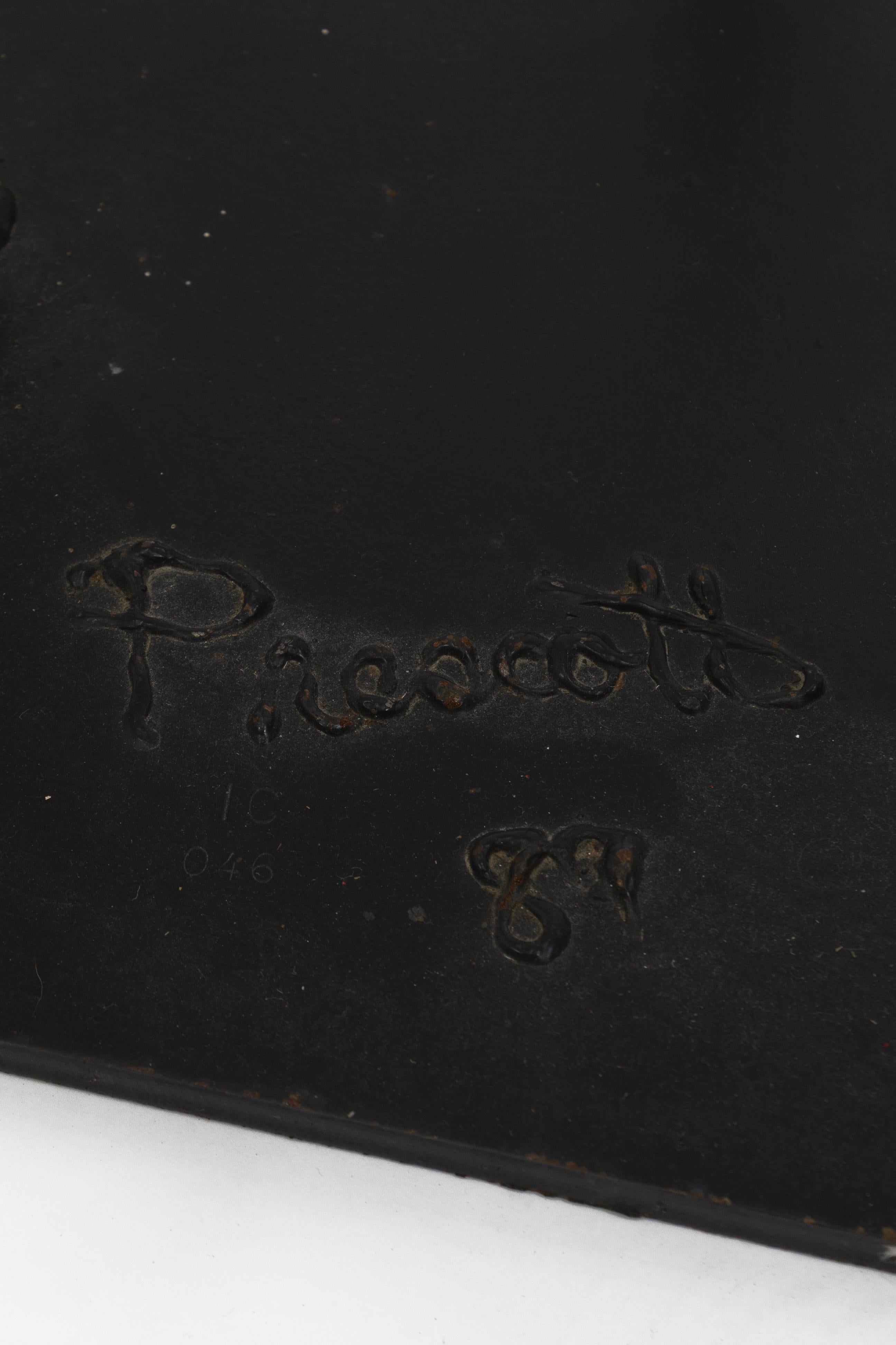 Fredrick Prescott – Cowboys And Indians, 1987 Signed Kinetic Steel Sculpture For Sale 3