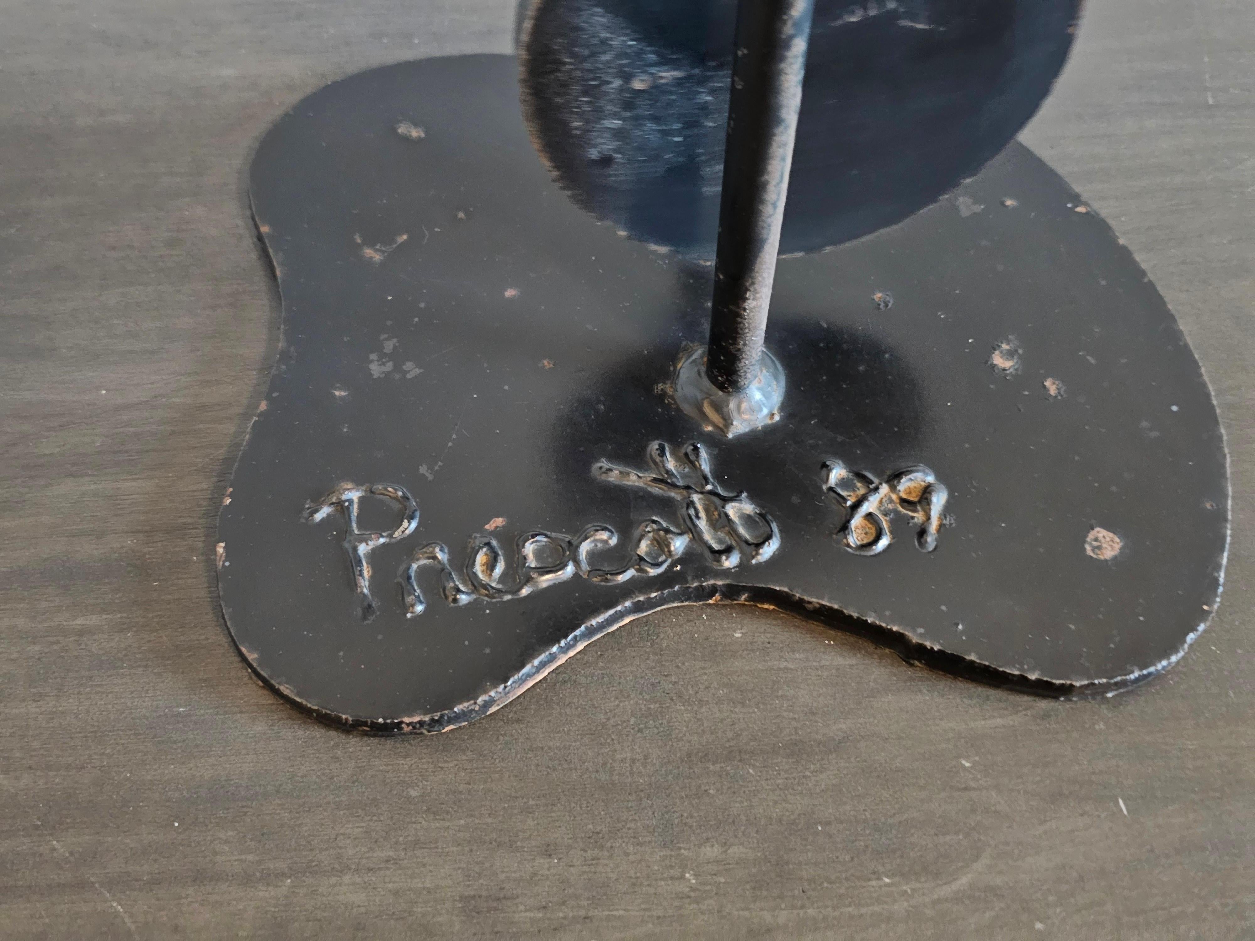 Fredrick Prescott Iron Bucking Bronco Horse Cowboy Pendulum Kinetic Sculpture For Sale 10