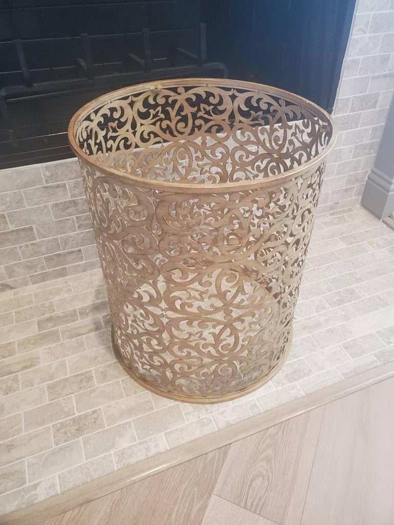 Fredrick Ramond Carabel Six Light Brushed Champagne Lantern at 1stDibs