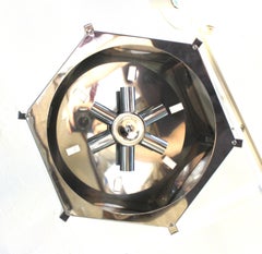 Fredrick Ramond Modern Hexagonal Pendant Chandelier