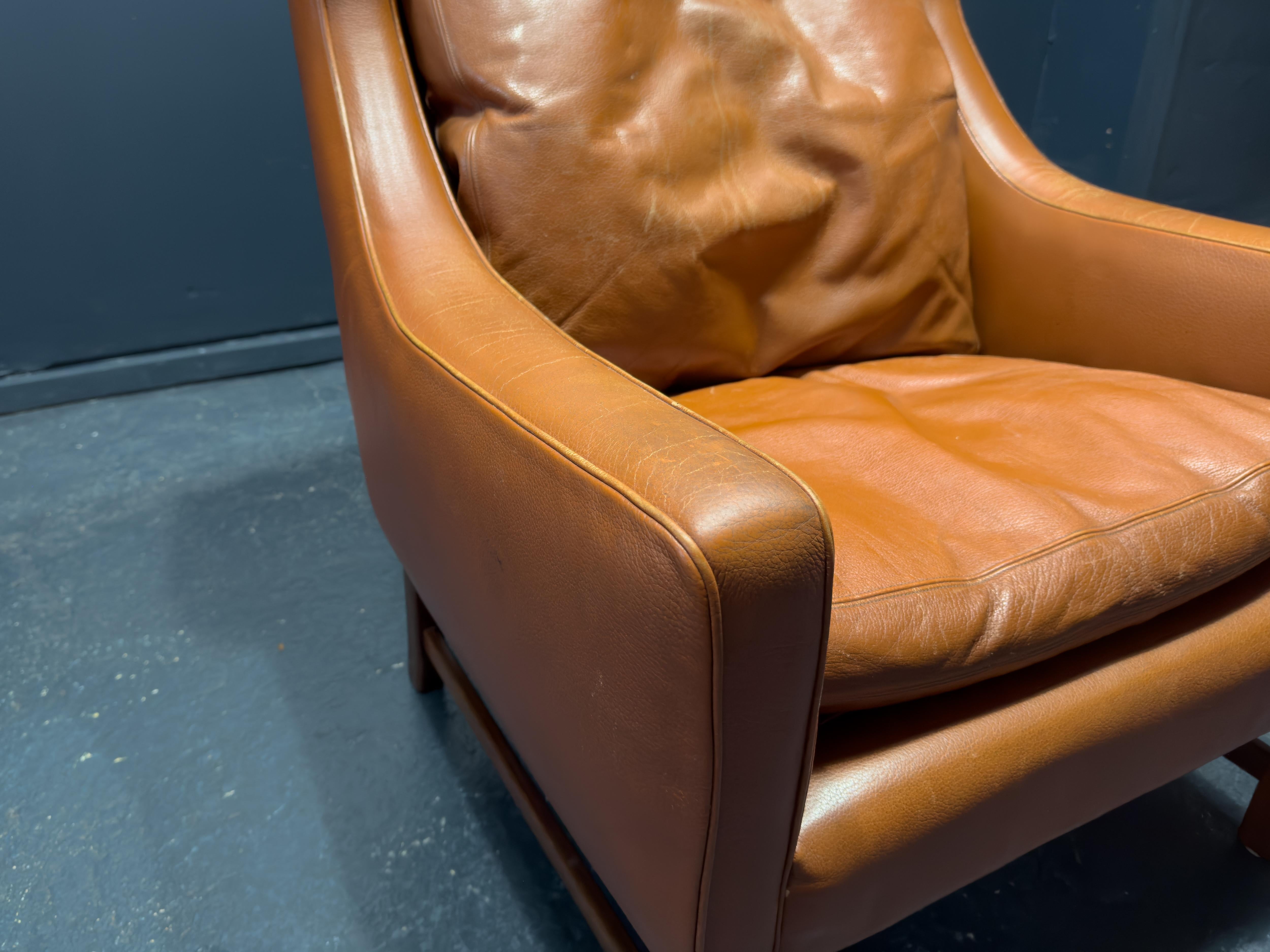 Fredrik A. Kayser Leather Armchair For Sale 4