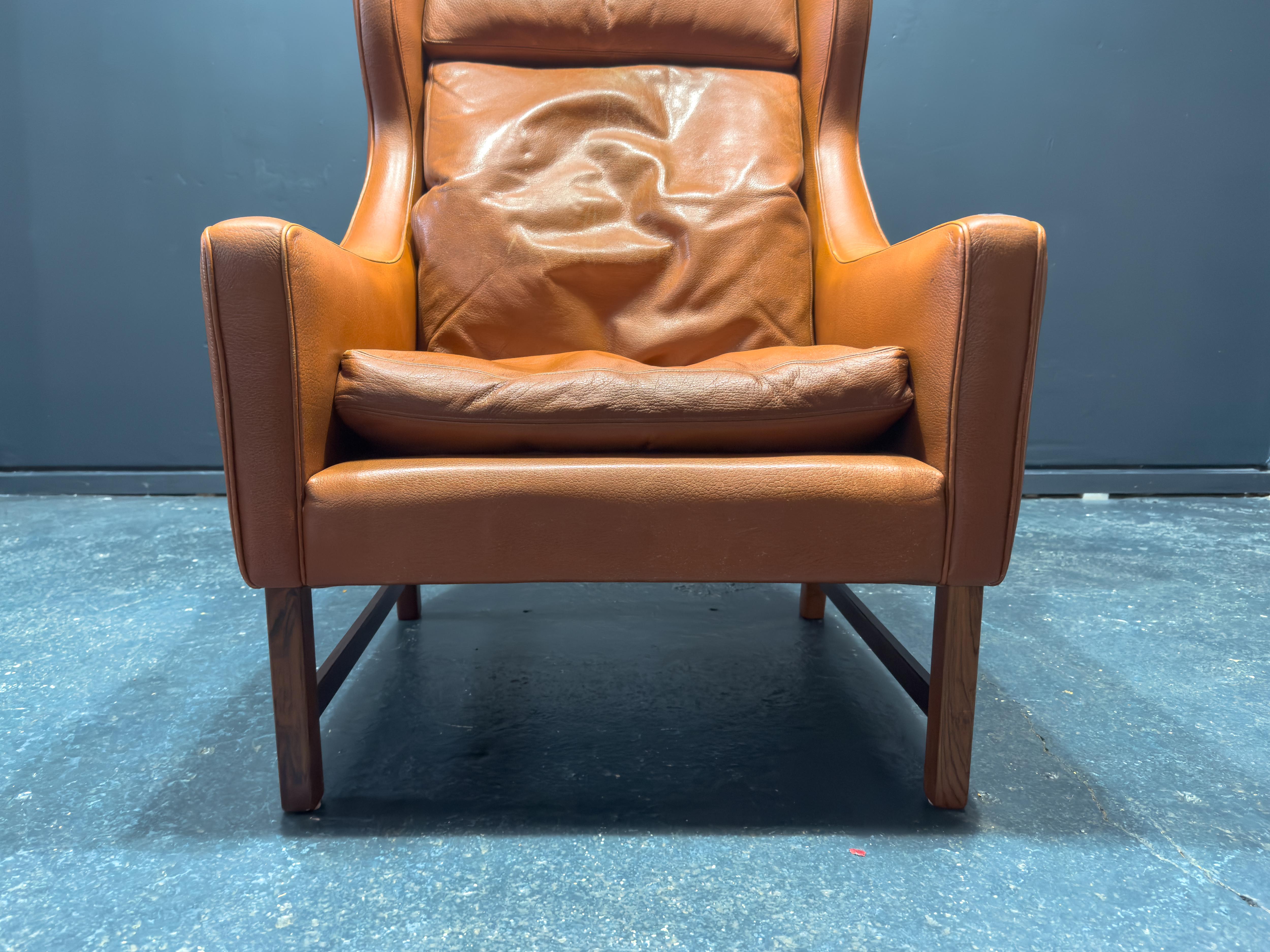 Fredrik A. Kayser Leather Armchair For Sale 5