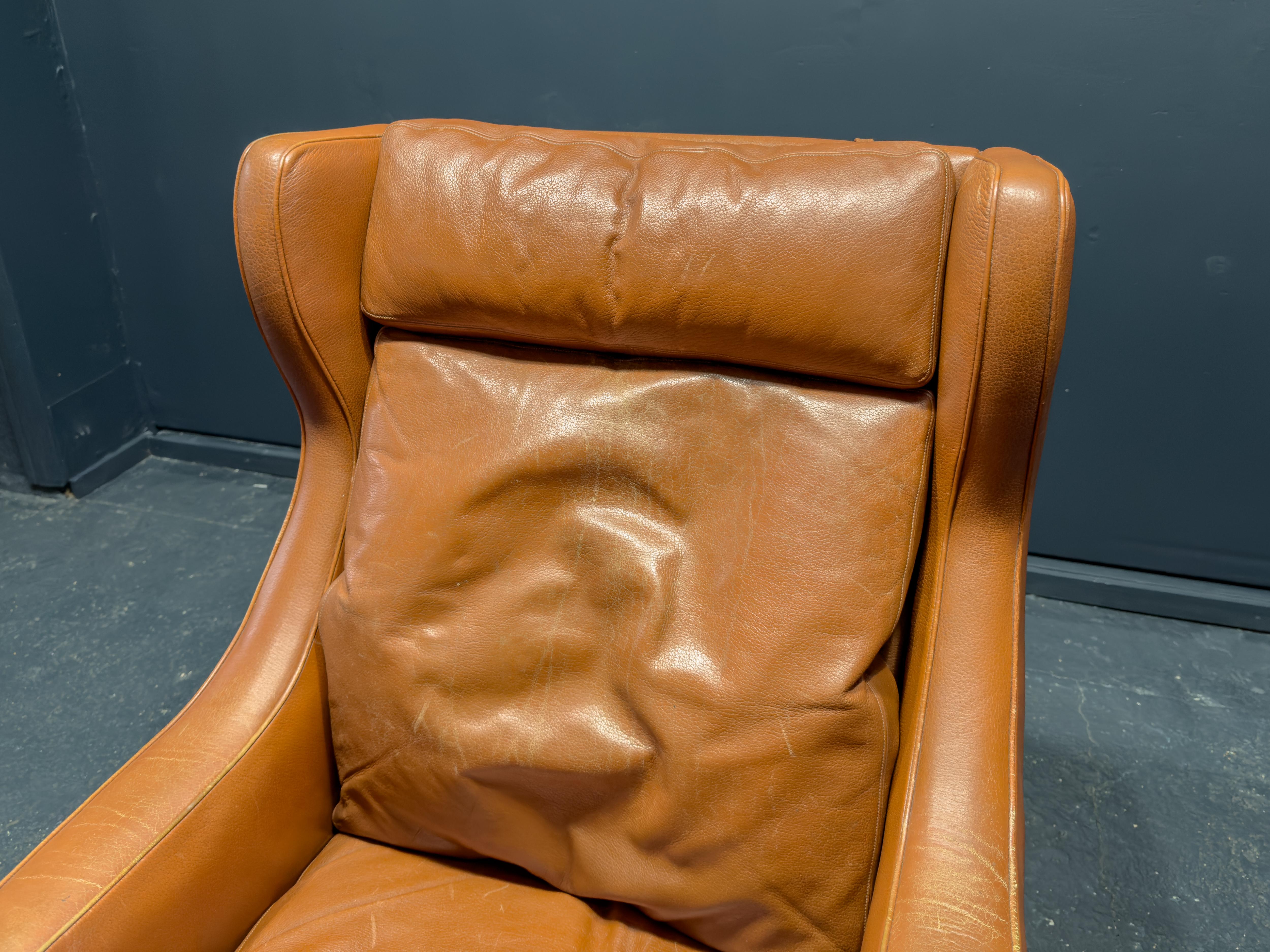Fredrik A. Kayser Leather Armchair For Sale 2