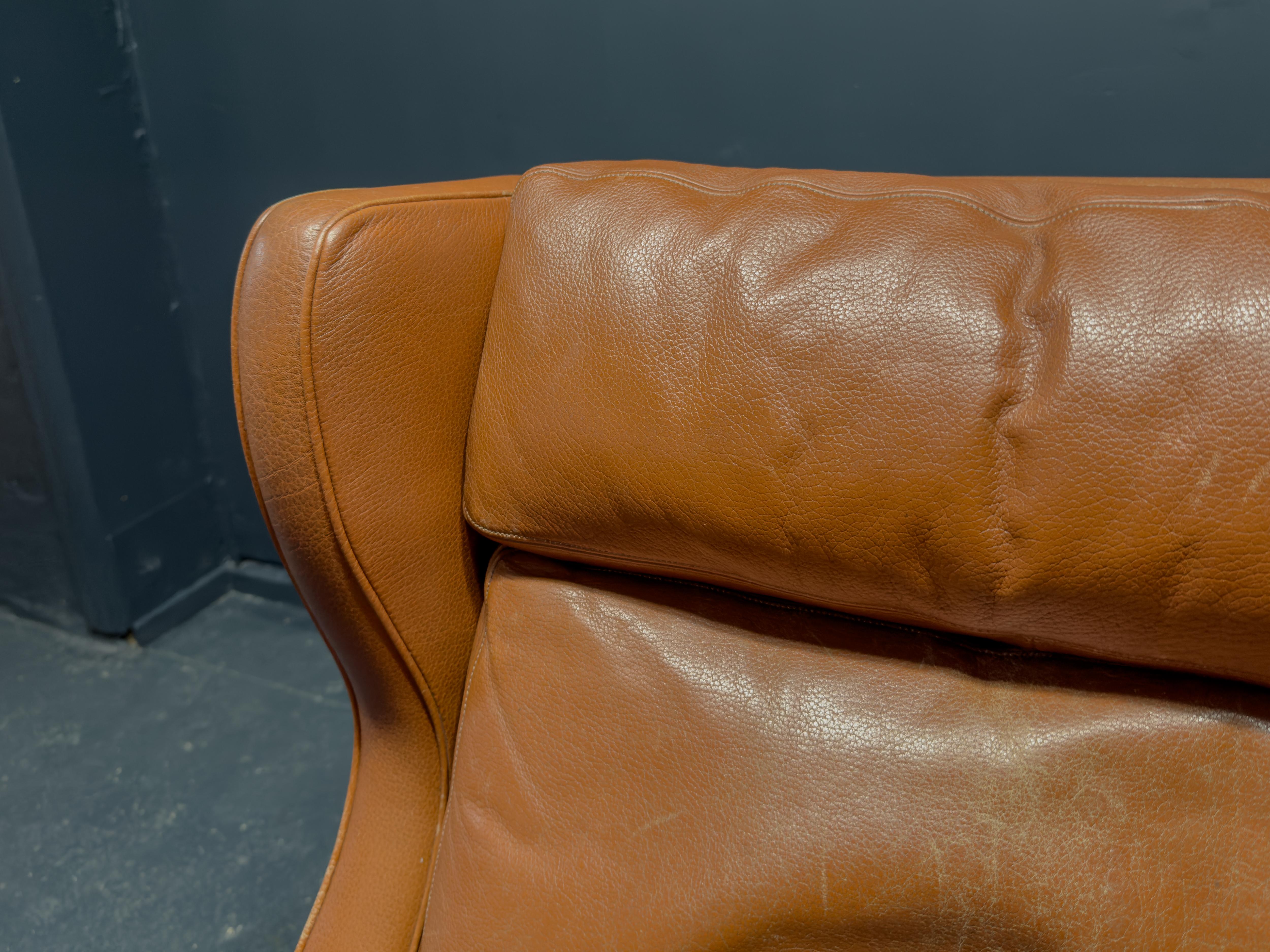 Fredrik A. Kayser Leather Armchair For Sale 3