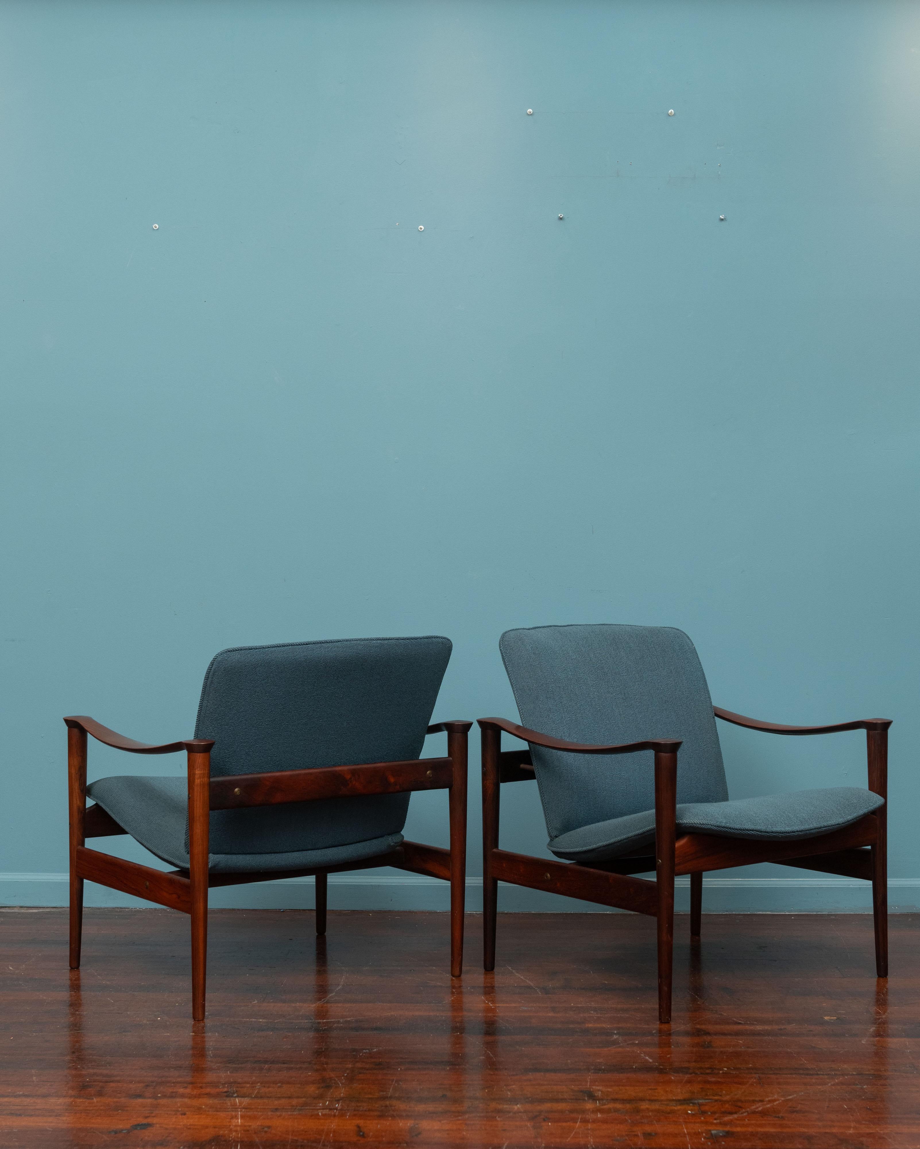 Fredrik A. Kayser Modell 711 Palisander-Loungesessel im Angebot 2