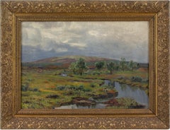 Fredrik Borgen, River Landscape With Grazing Cattle