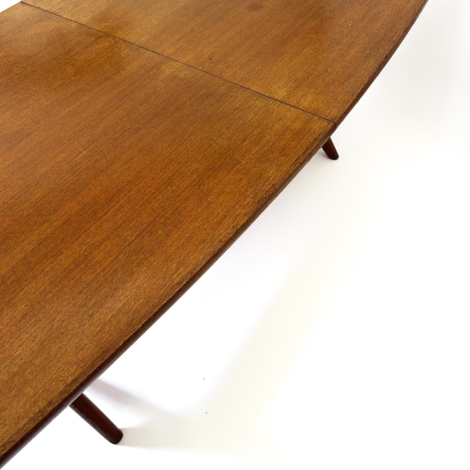 Fredrik Kayser “Captains” Dining Table for Gustav Bahus, 1959 5