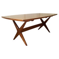 Fredrik Kayser “Captains” Dining Table for Gustav Bahus, 1959