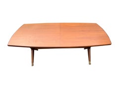 Fredrik Kayser "Captains" Dining Table for Gustav Bahus of Norway With 3 Leaves