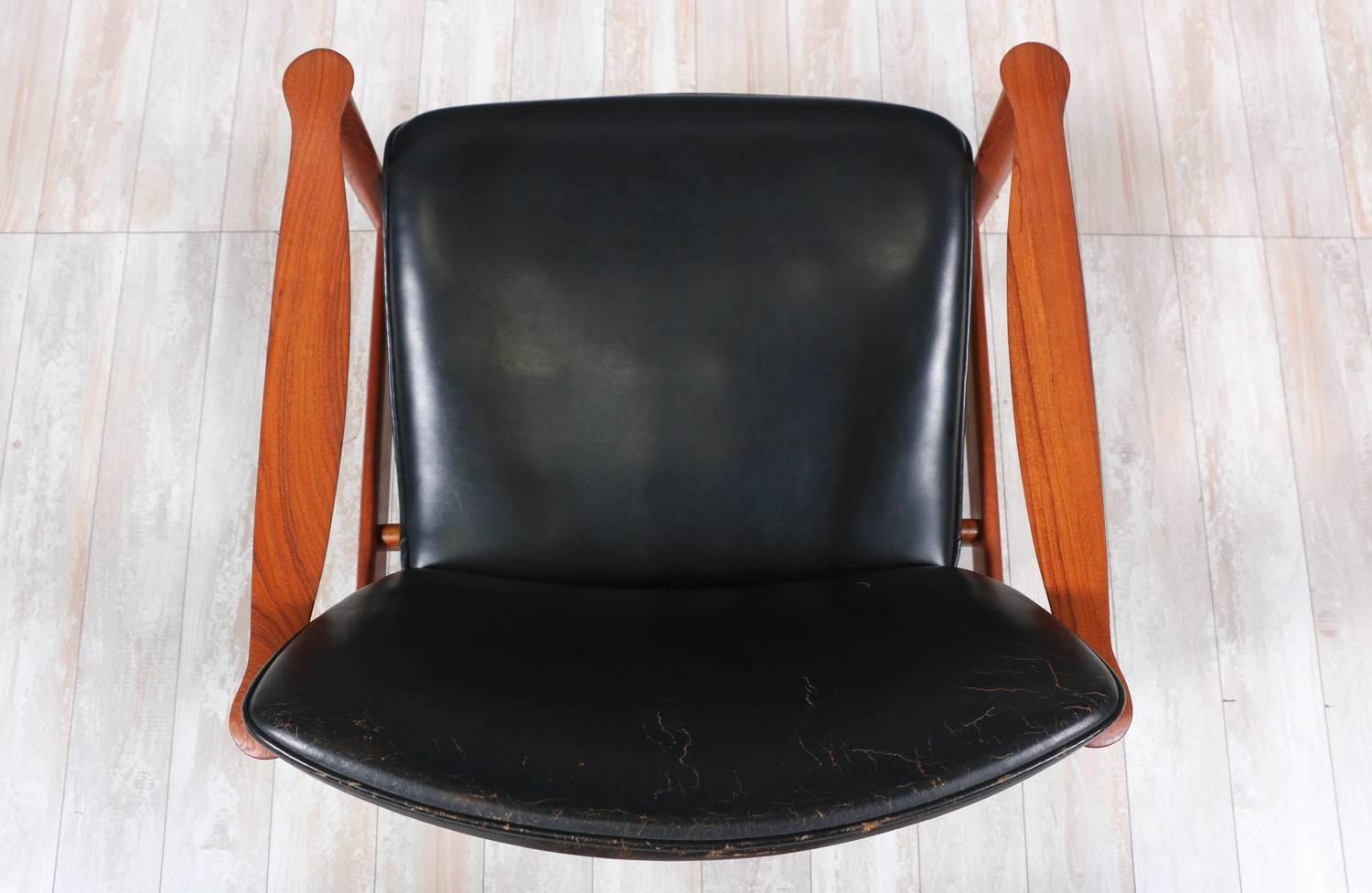 Norwegian Fredrik Kayser Model-711 Lounge Chair for Vatne Lenestolfabrik