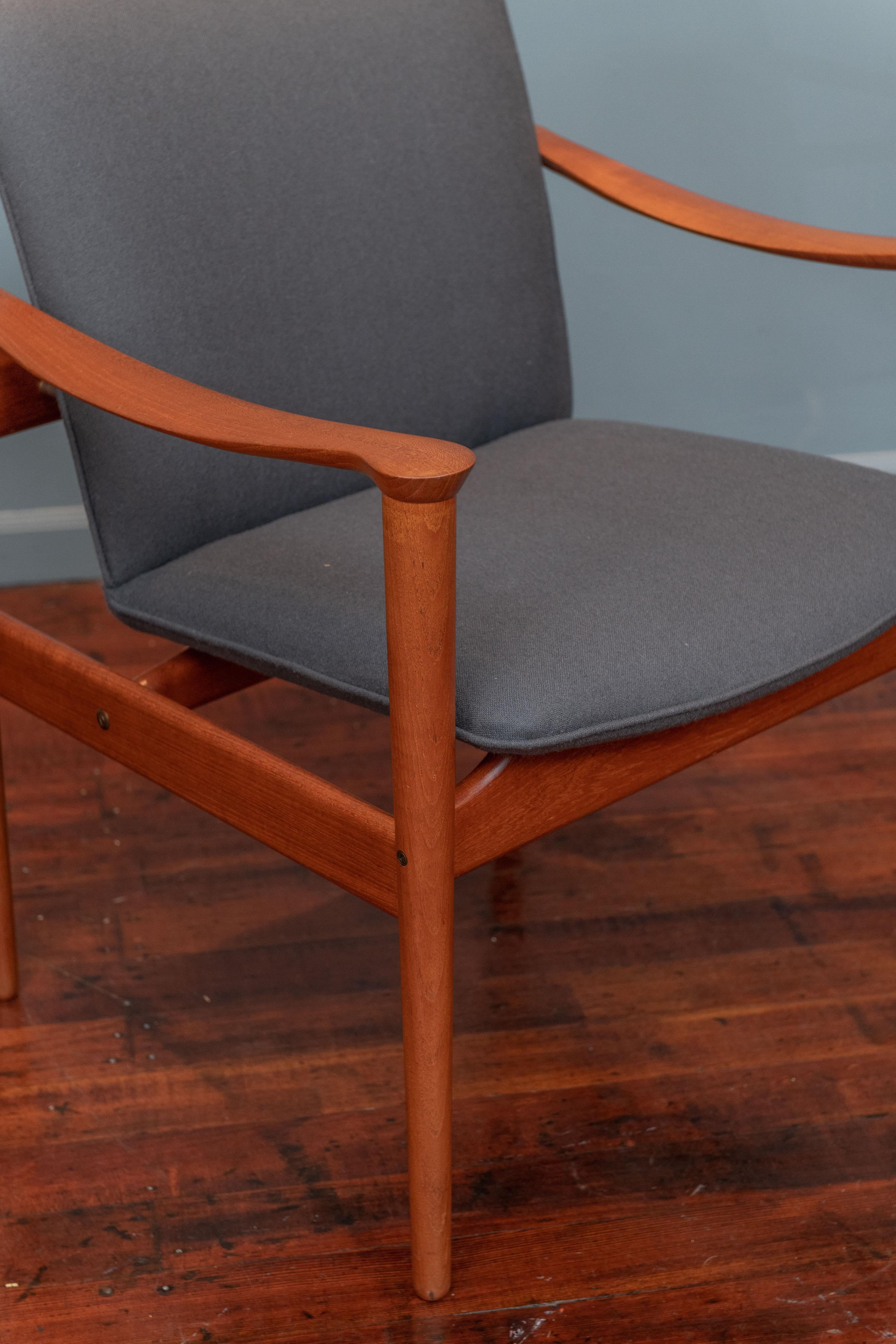 Danish Fredrik Kayser Model-711 Lounge Chairs for Vatne Lenestolfabrik