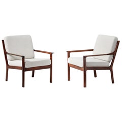 Fredrik Kayser Modelo 935 Sillas de salón vintage de palisandro