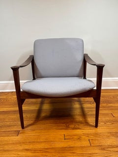 Fredrik Kayser Rosewood Armchair / Lounge chair, Model 711 for Vatne Mobler