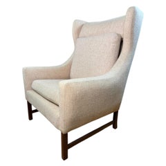 Fredrik Kayser Chaise à dossier scandinave du milieu du siècle pour Vatne Møbler