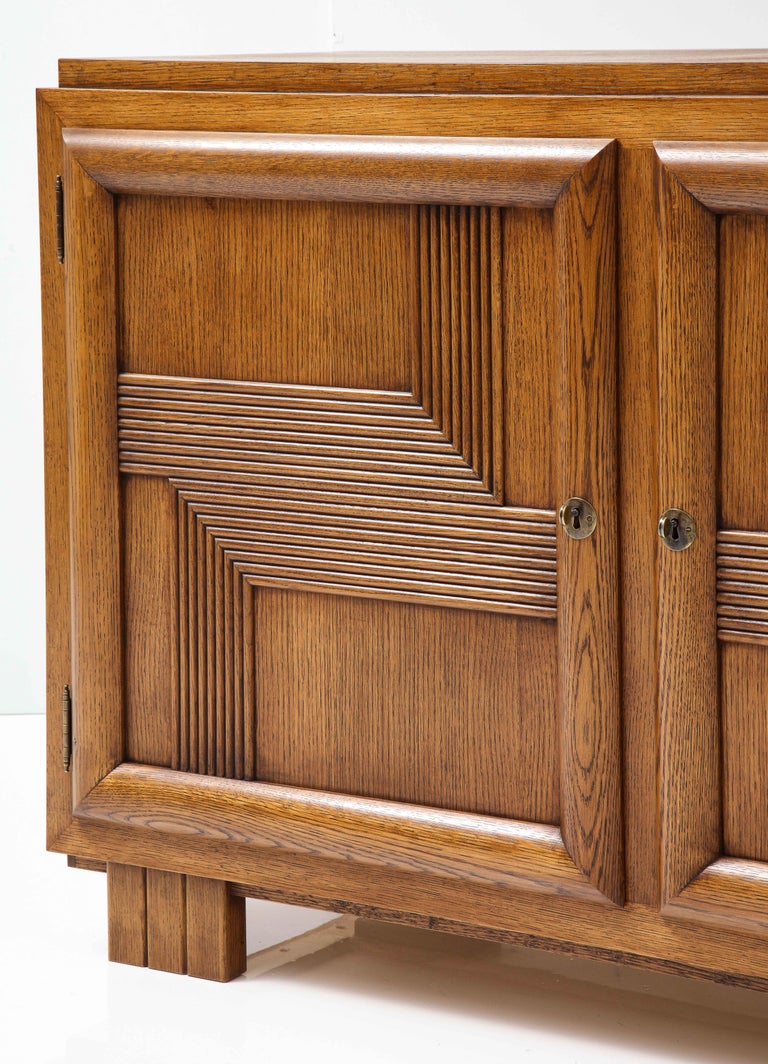 'Fredrik' Made to Order Solid Oak Handcrafted Sideboard For Sale 2