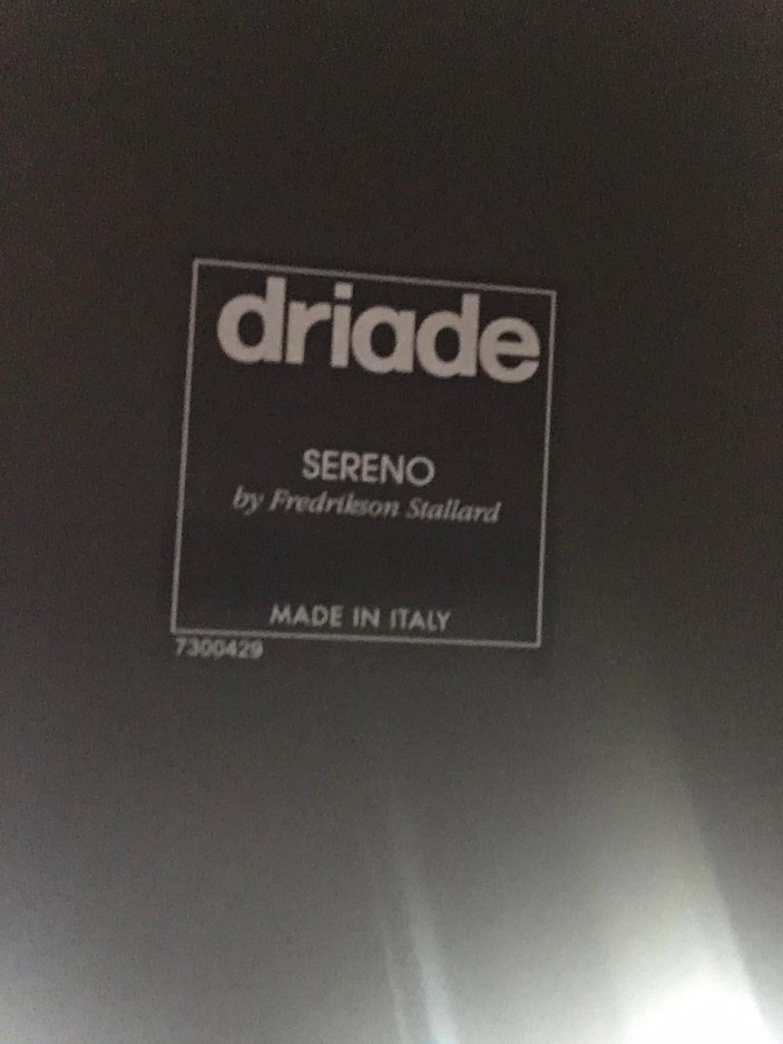 Stainless Steel Fredrikson Stallard Coffee Table Model Sereno Driade, Italy