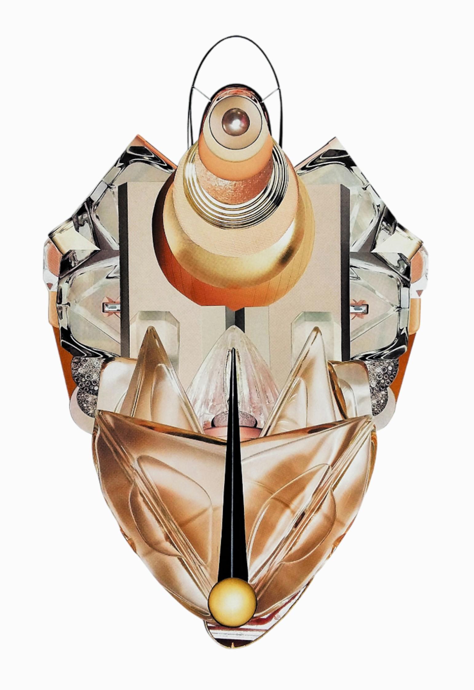 Invasion Gama 2. Aus der Serie Invasion Gama – Mixed Media Art von Fredy Saul Serrano Buitrago