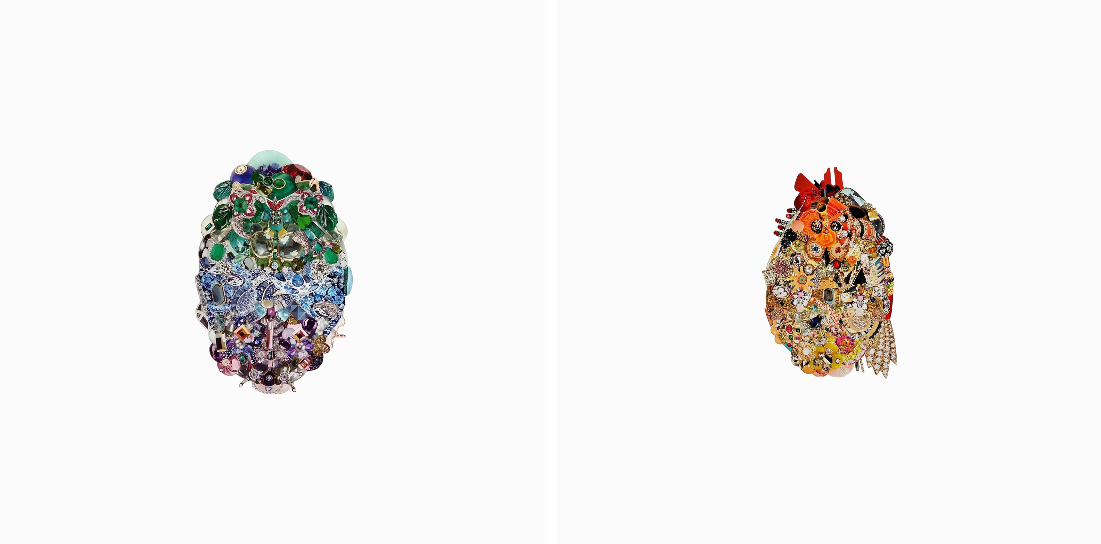 Invasion Gama 4 and 7 Diptych. From The Series Invasion Gama