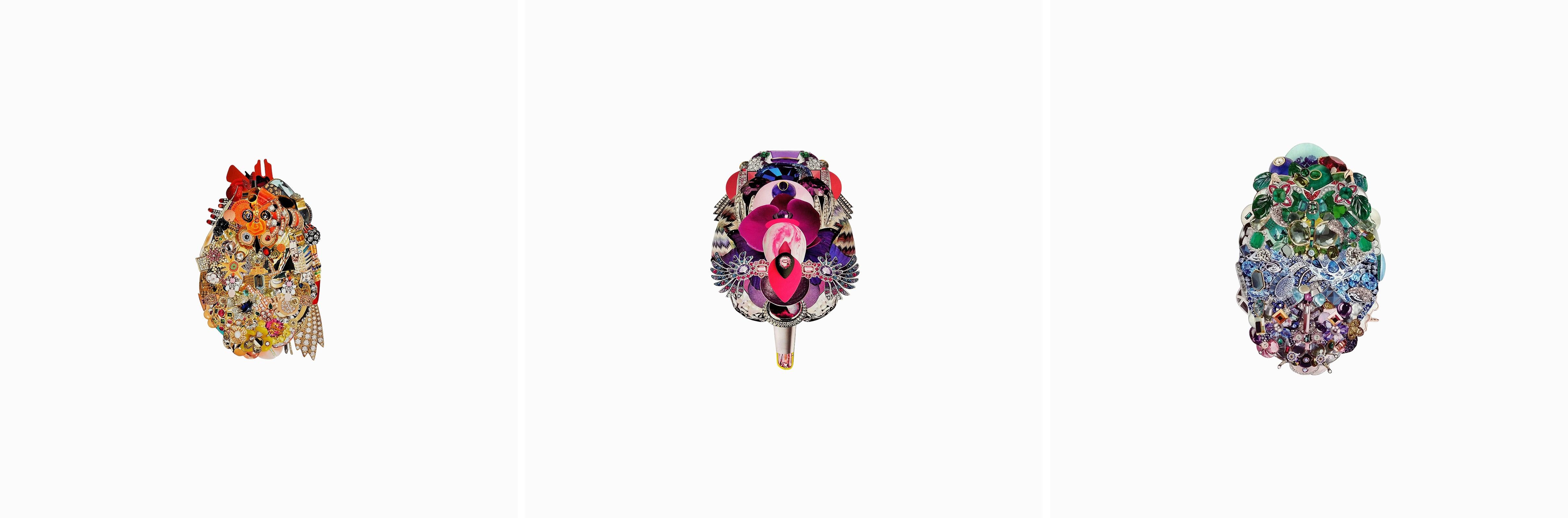 Invasion Gama 7, 6 and 4 Triptych. From The Series Invasion Gama - Art by Fredy Saul Serrano Buitrago