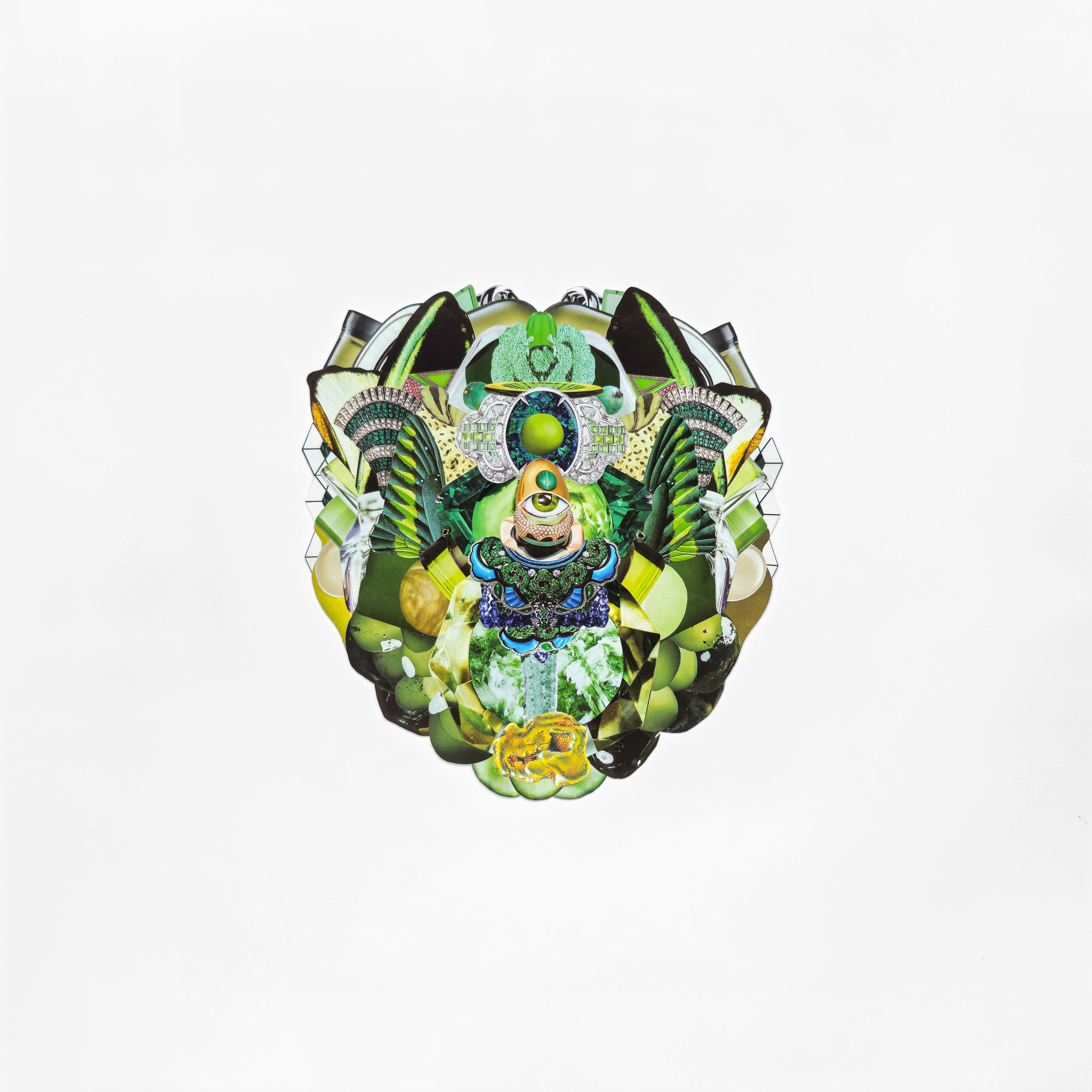 Exuberantly colorful, symmetric colleges with ovoid shapes, called emissaries, originate from another cosmic dimension. We are troubled by the unsettling apprehension that they may become the presence of space beings who, in command, will govern the