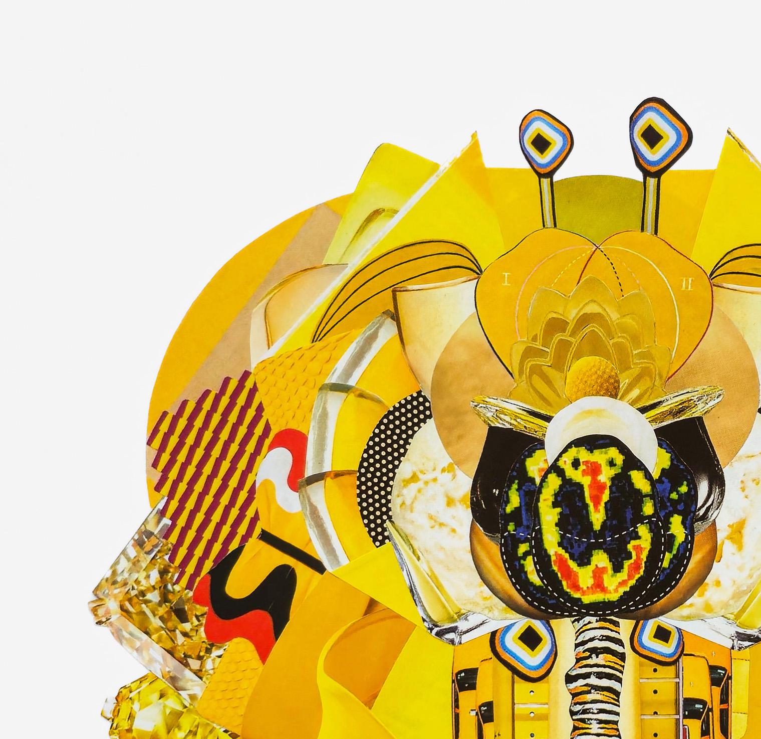Xenestela 11. From The Series Xenestela - Contemporary Mixed Media Art by Fredy Saul Serrano Buitrago